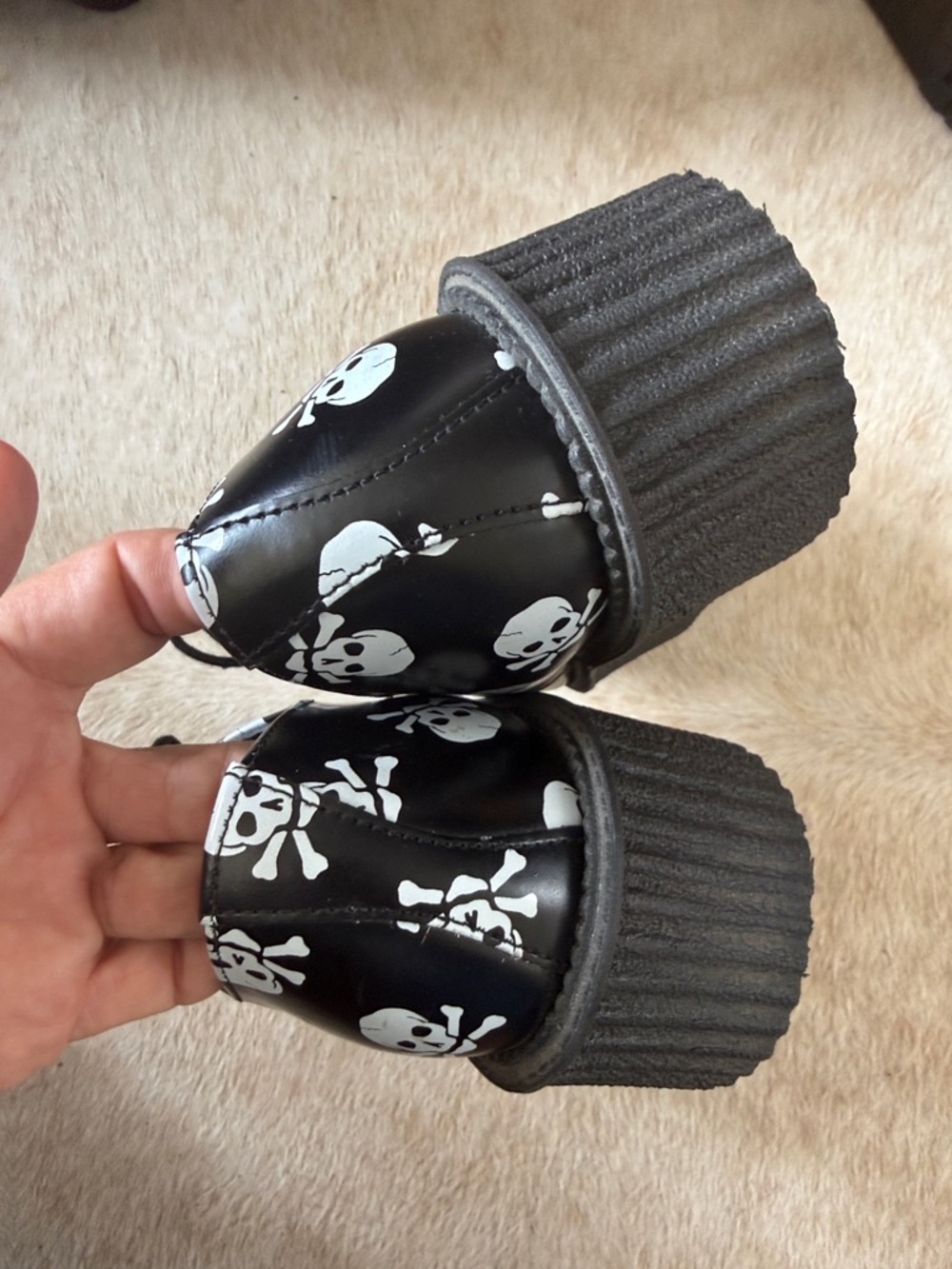 T.U.K. Skull Creepers Platform Shoes Goth Punk Y2K Oxford size 7 - Picture 4 of 8